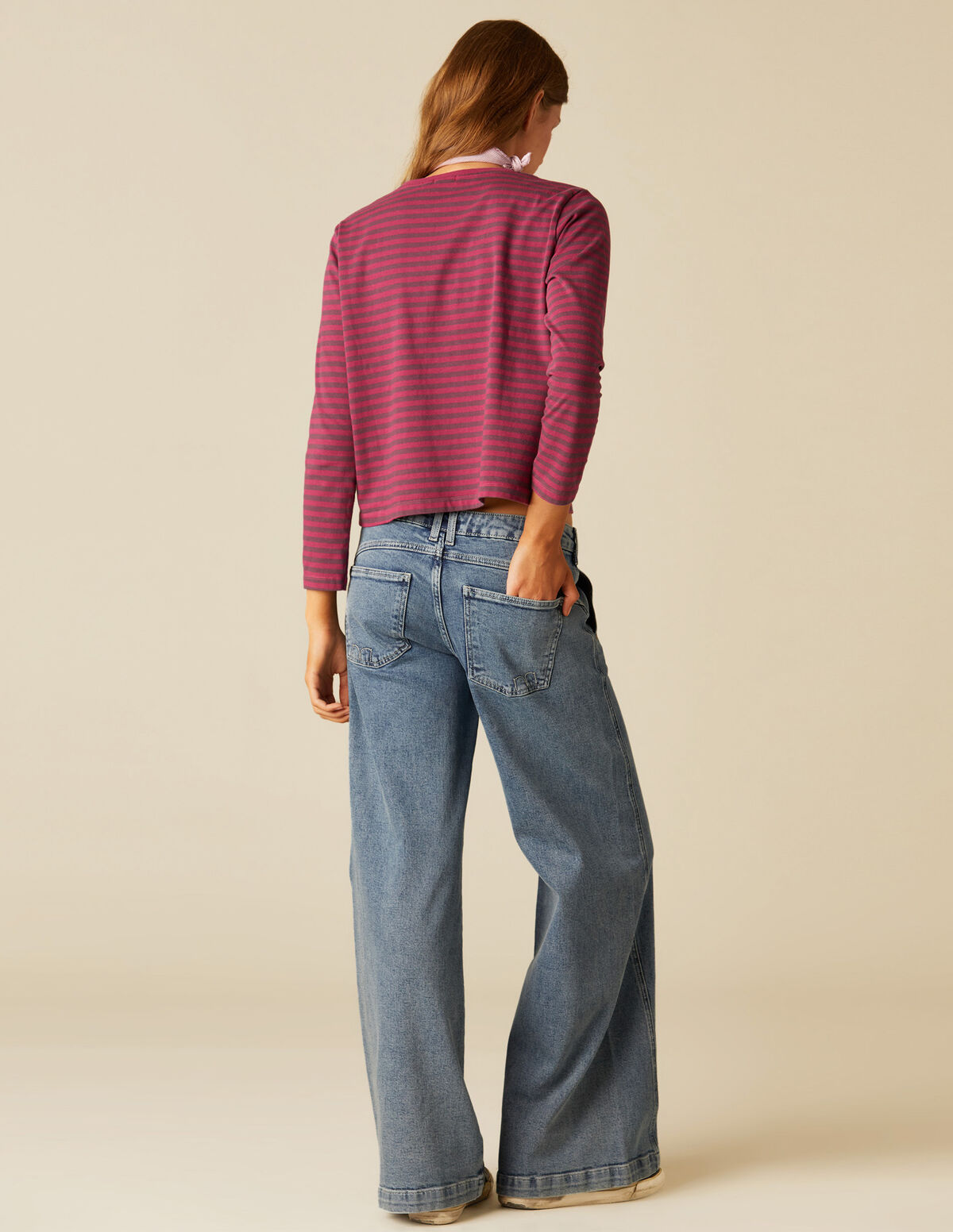 PANTALÓN NN BORDADO AZUL