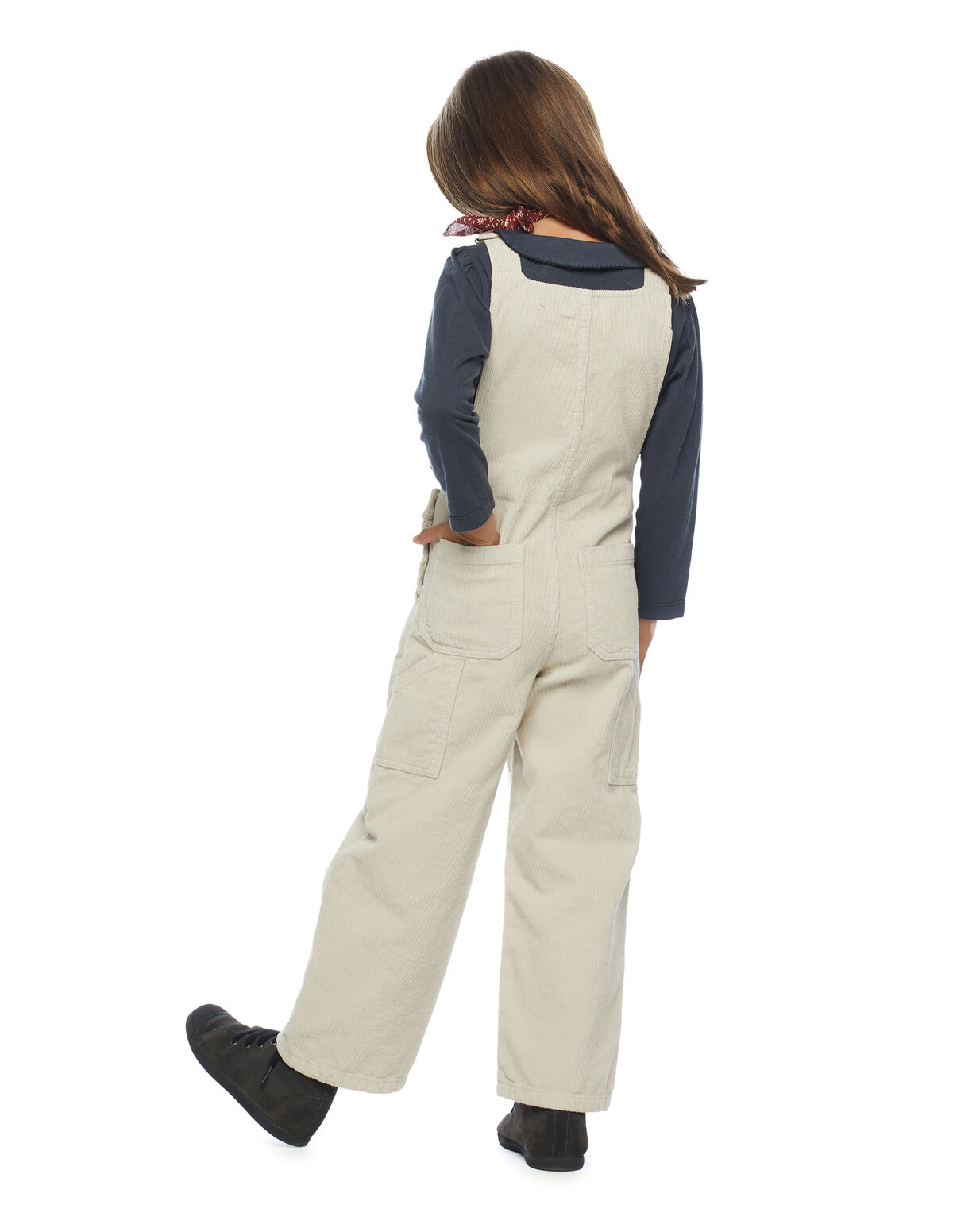 SAND CORDUROY DUNGAREES