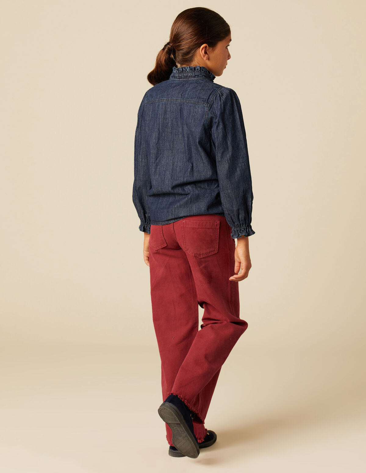 BLUE DENIM SHIRT