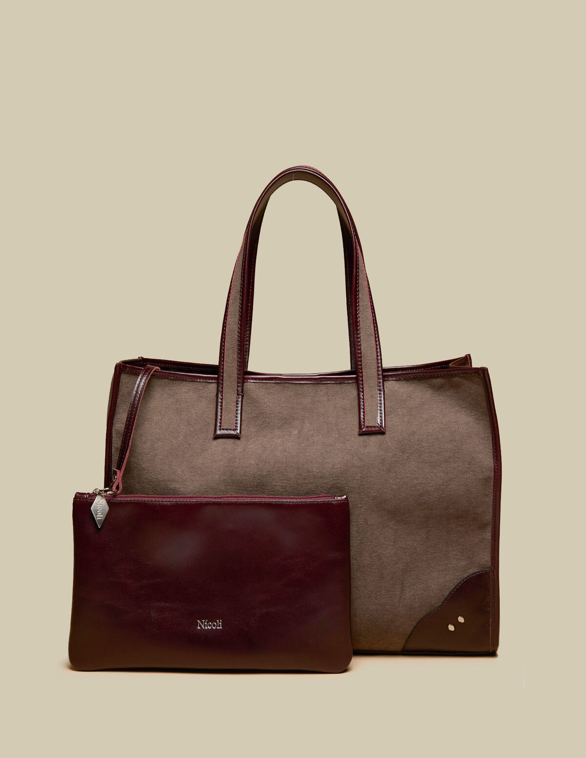 KHAKI SERGE BAG