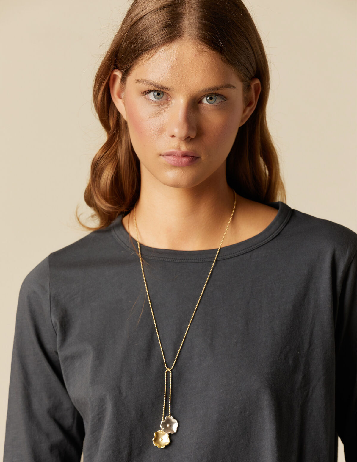 LONG-SLEEVE NN ANTHRACITE T-SHIRT