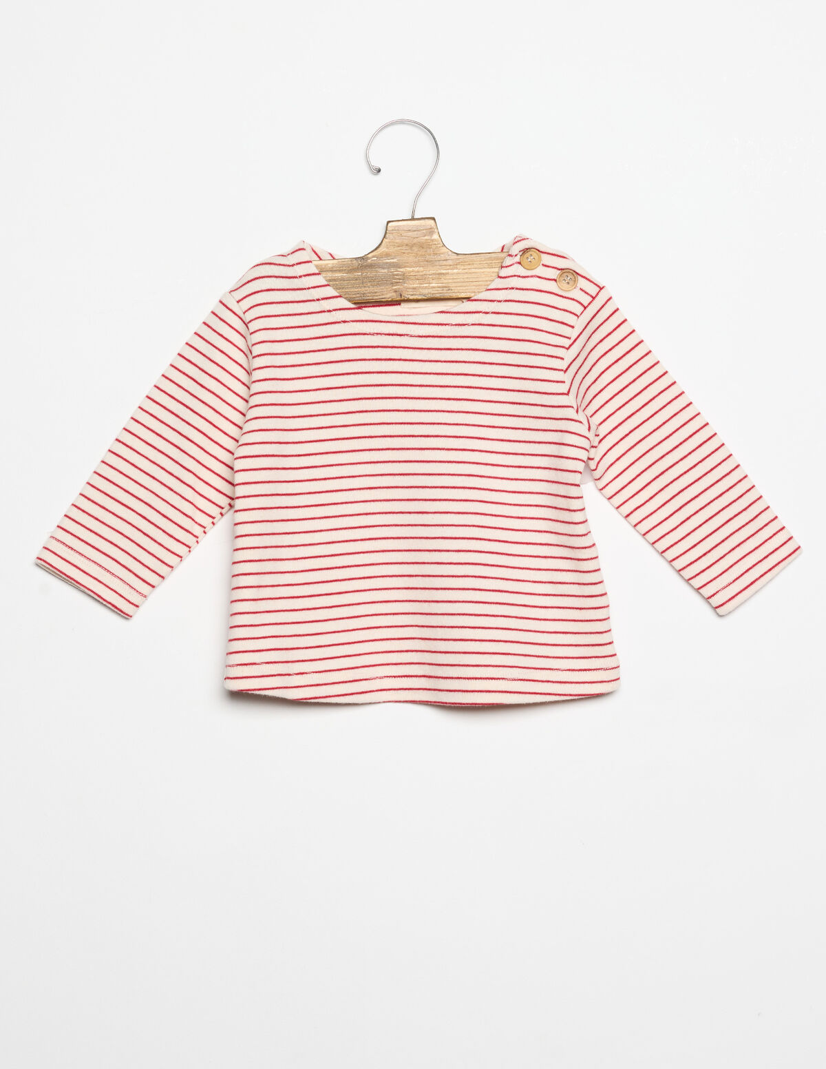 T-SHIRT RISCAS VERMELHAS 