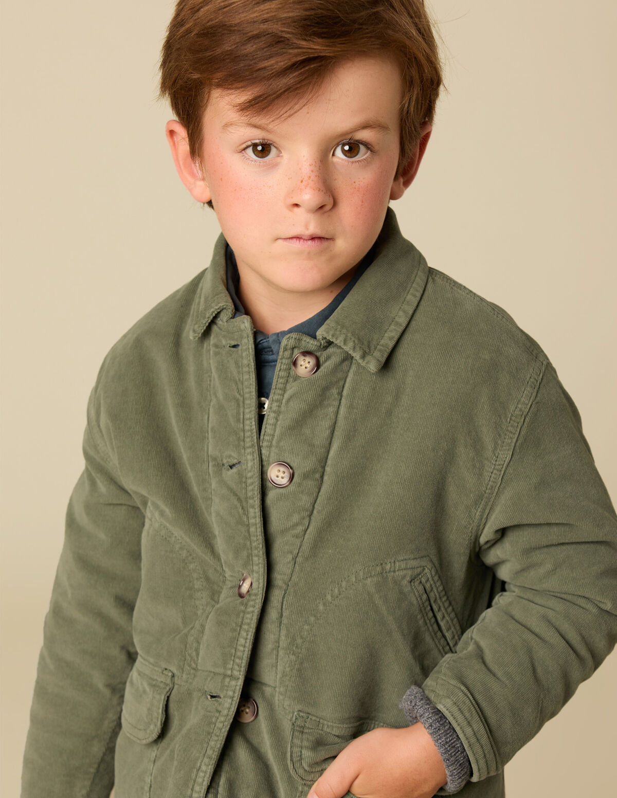 GREEN CORDUROY JACKET