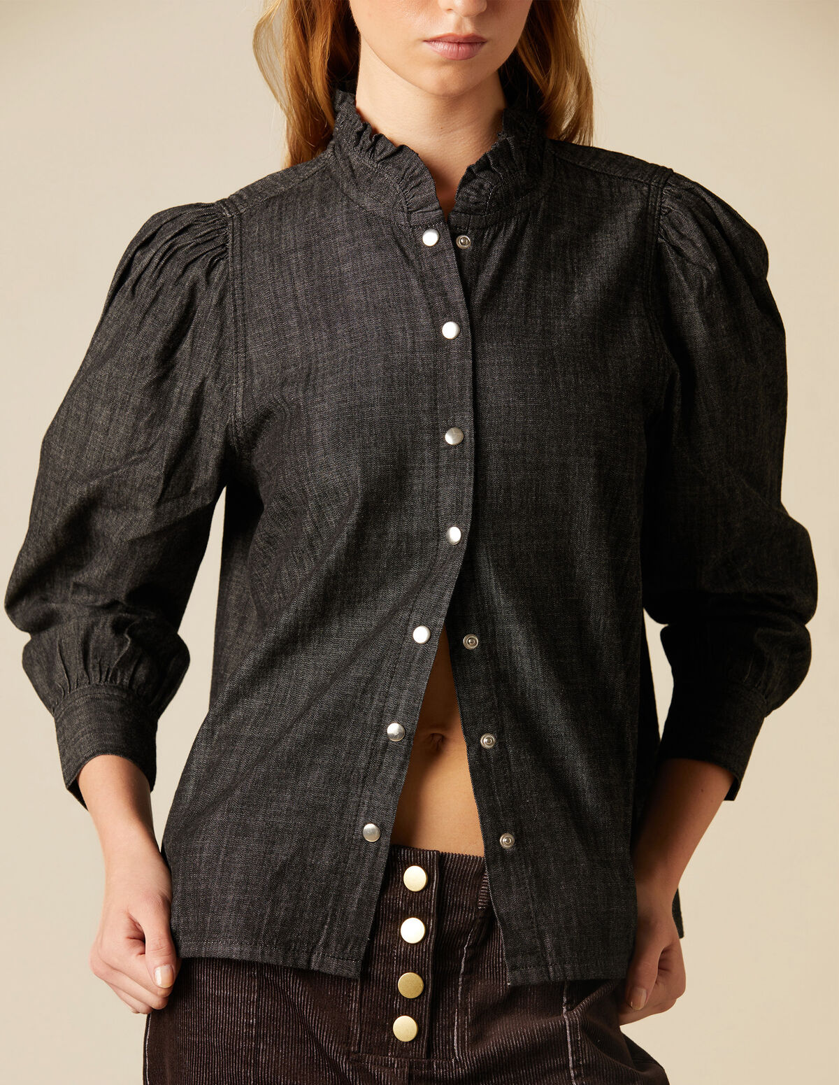 CAMISA VAQUERA NEGRA