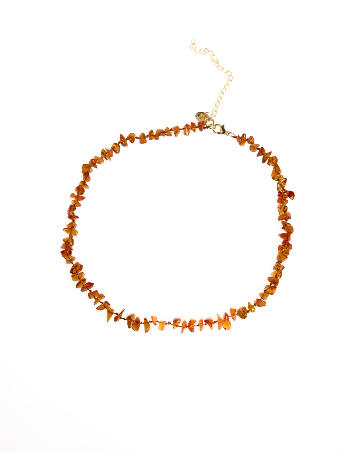 COLLIER PIERRES AMBRE