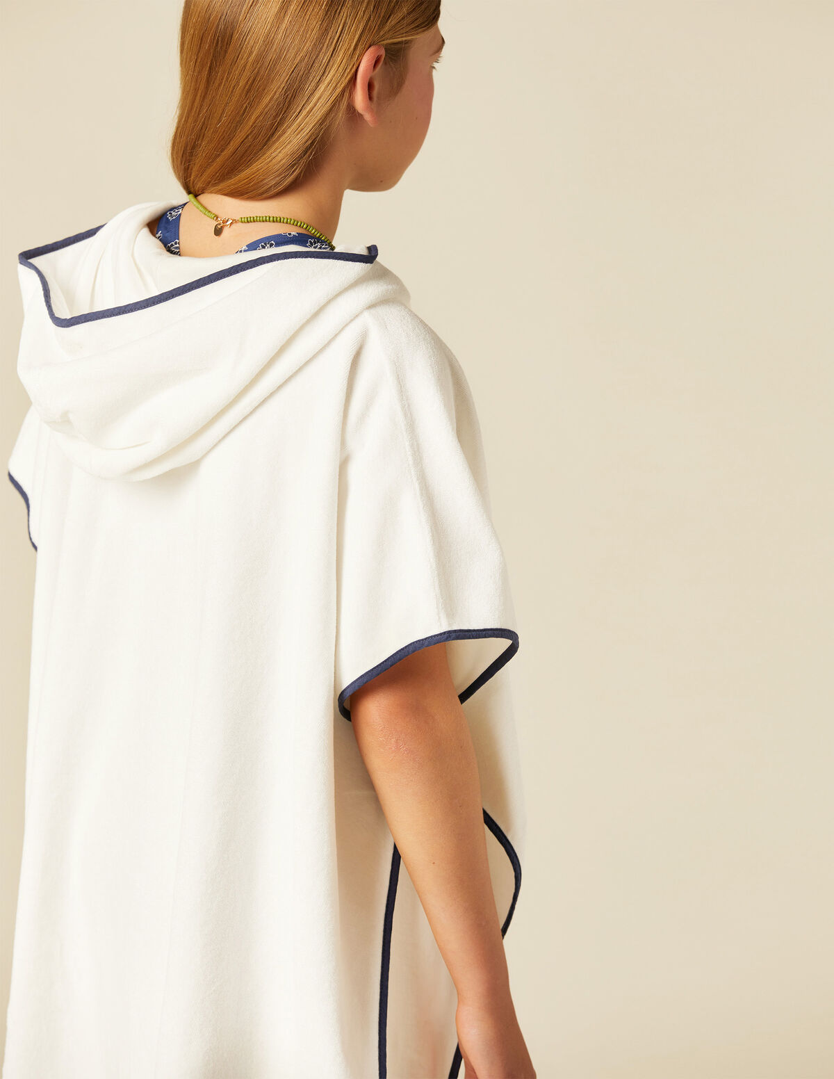PONCHO SERVIETTE BLEU