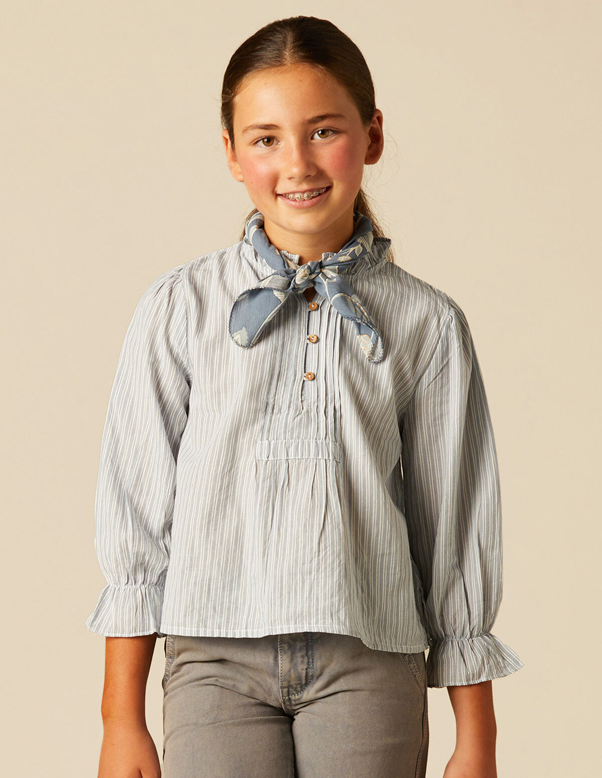 BLUE STRIPED SHIRT