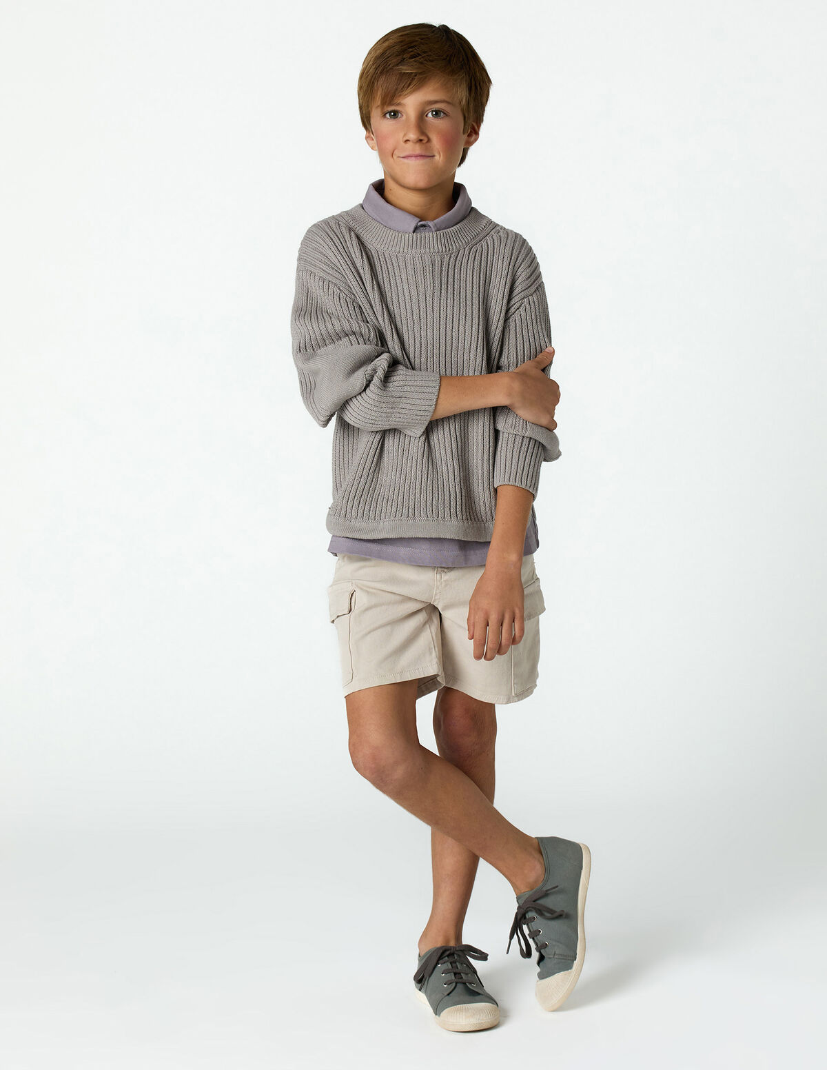 CAMISOLA CANELADA IRON GREY