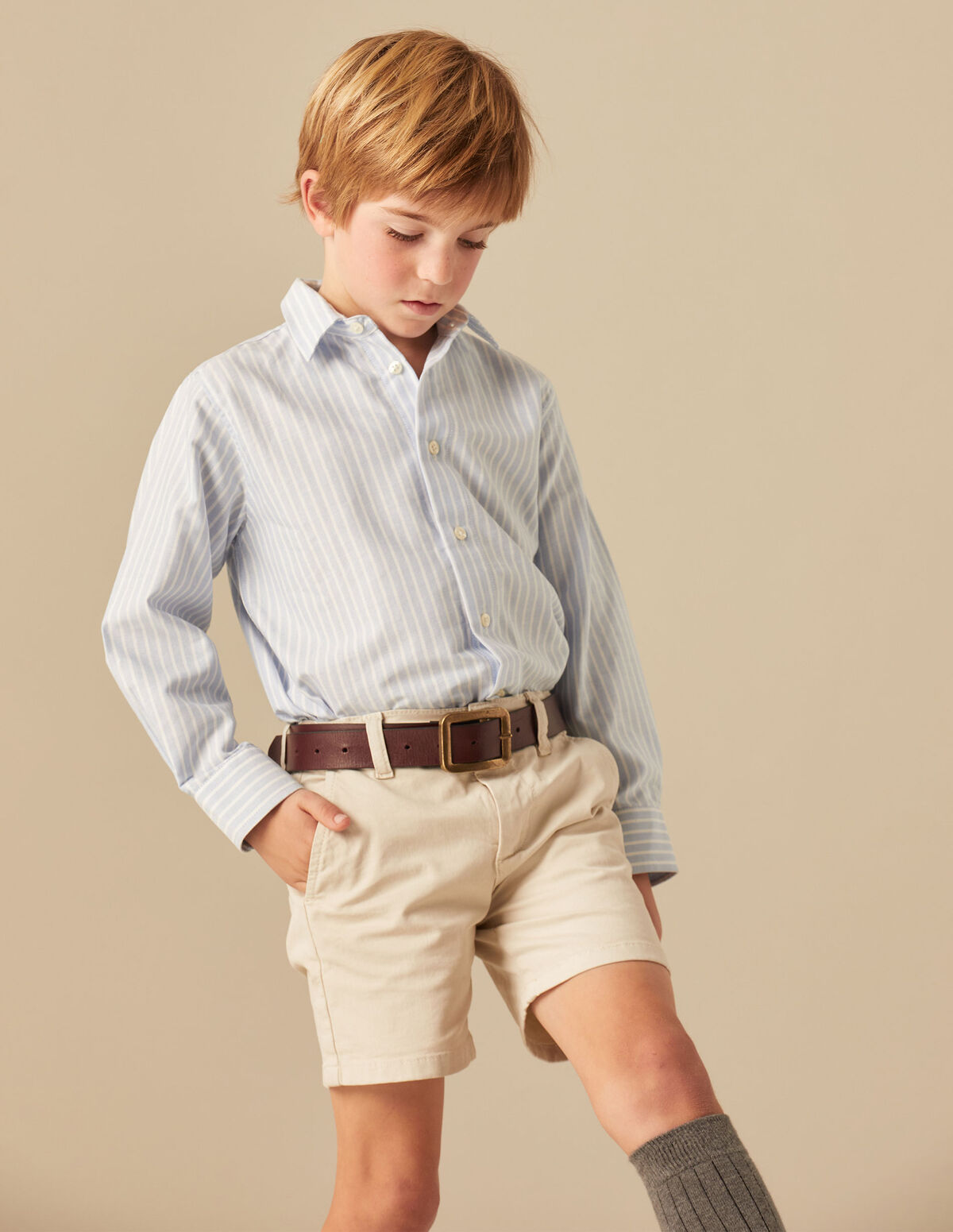 CAMISA OXFORD RISCAS