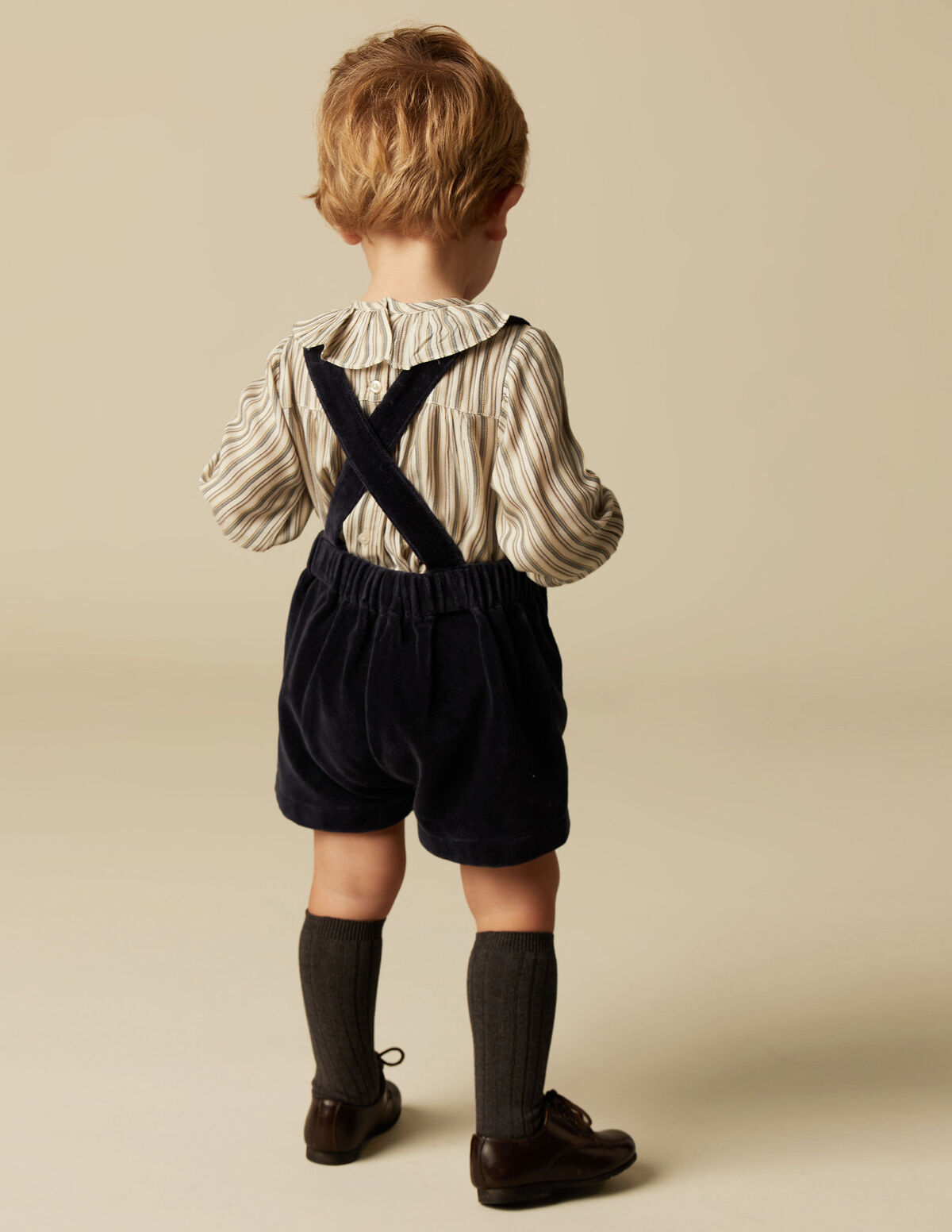 BLUE VELVET TROUSERS