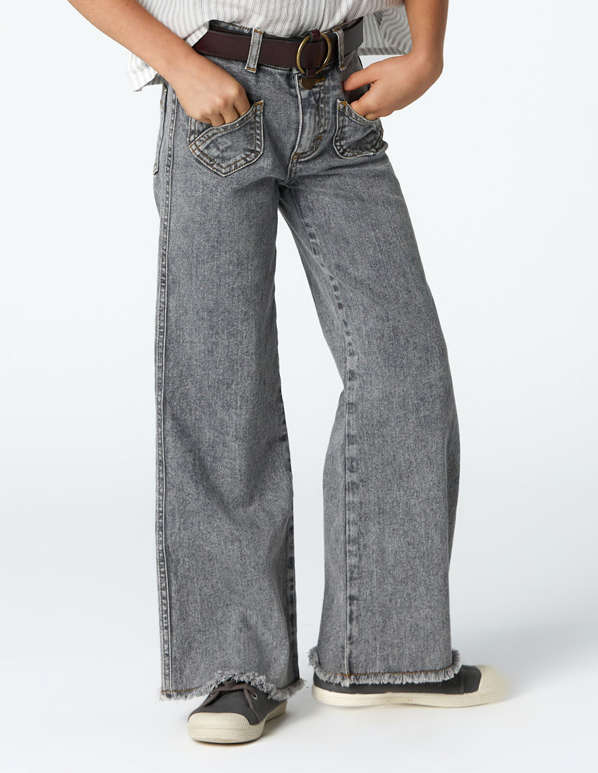 BLUE CROSS-POCKET TROUSERS