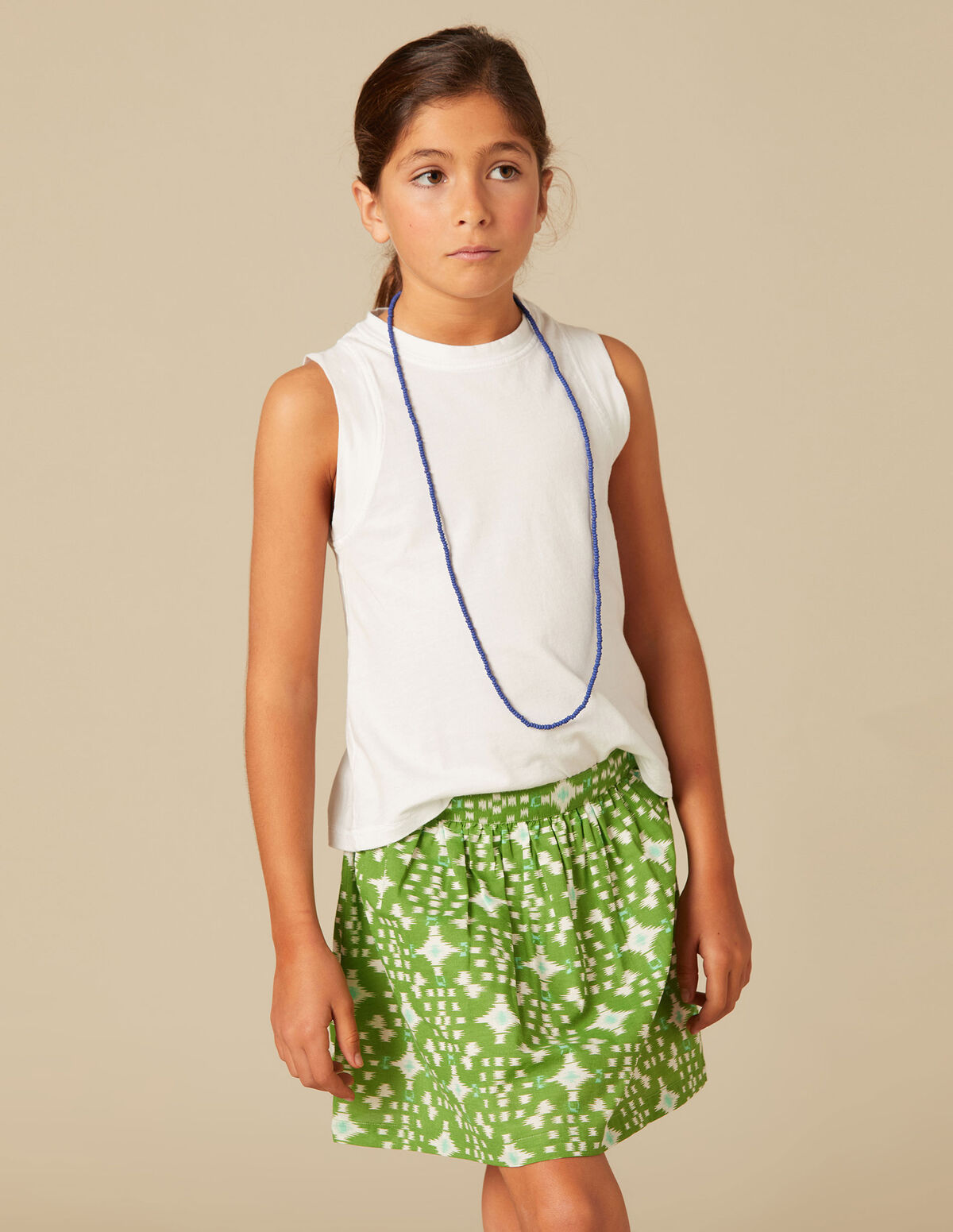 FALDA IKAT VERDE