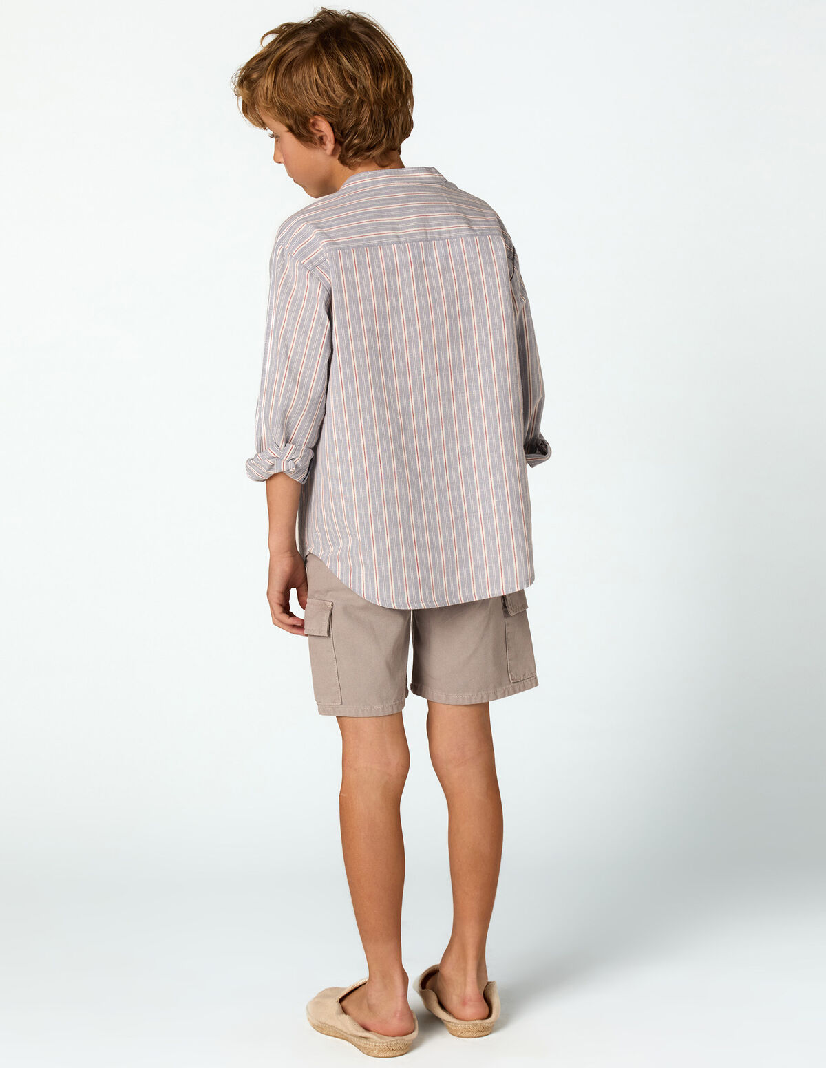 BLUE/RED STRIPED SHIRT