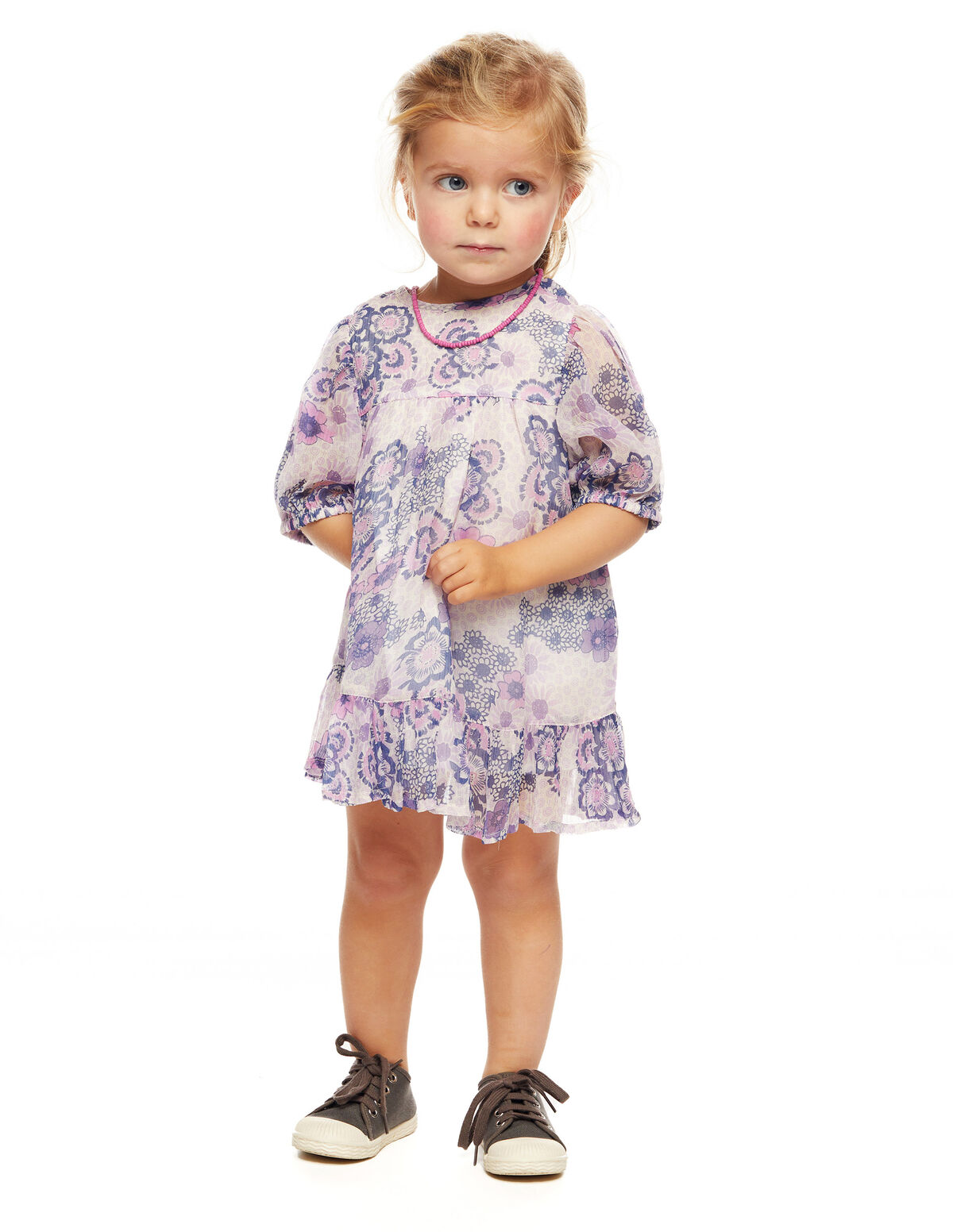 Vestido manga farol 60´s lila - Vestidos - Nícoli
