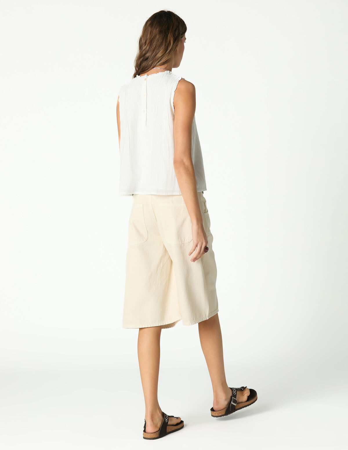 TOP NERVURAS ANTRACITE