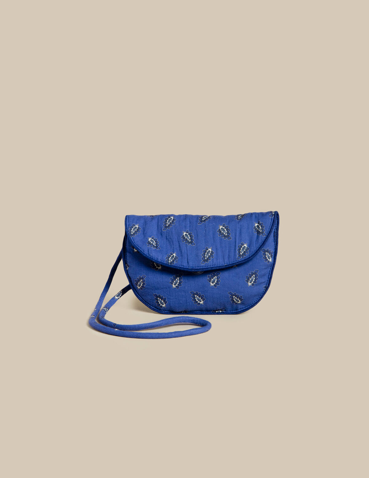 BANDOLERA HOJAS AZUL