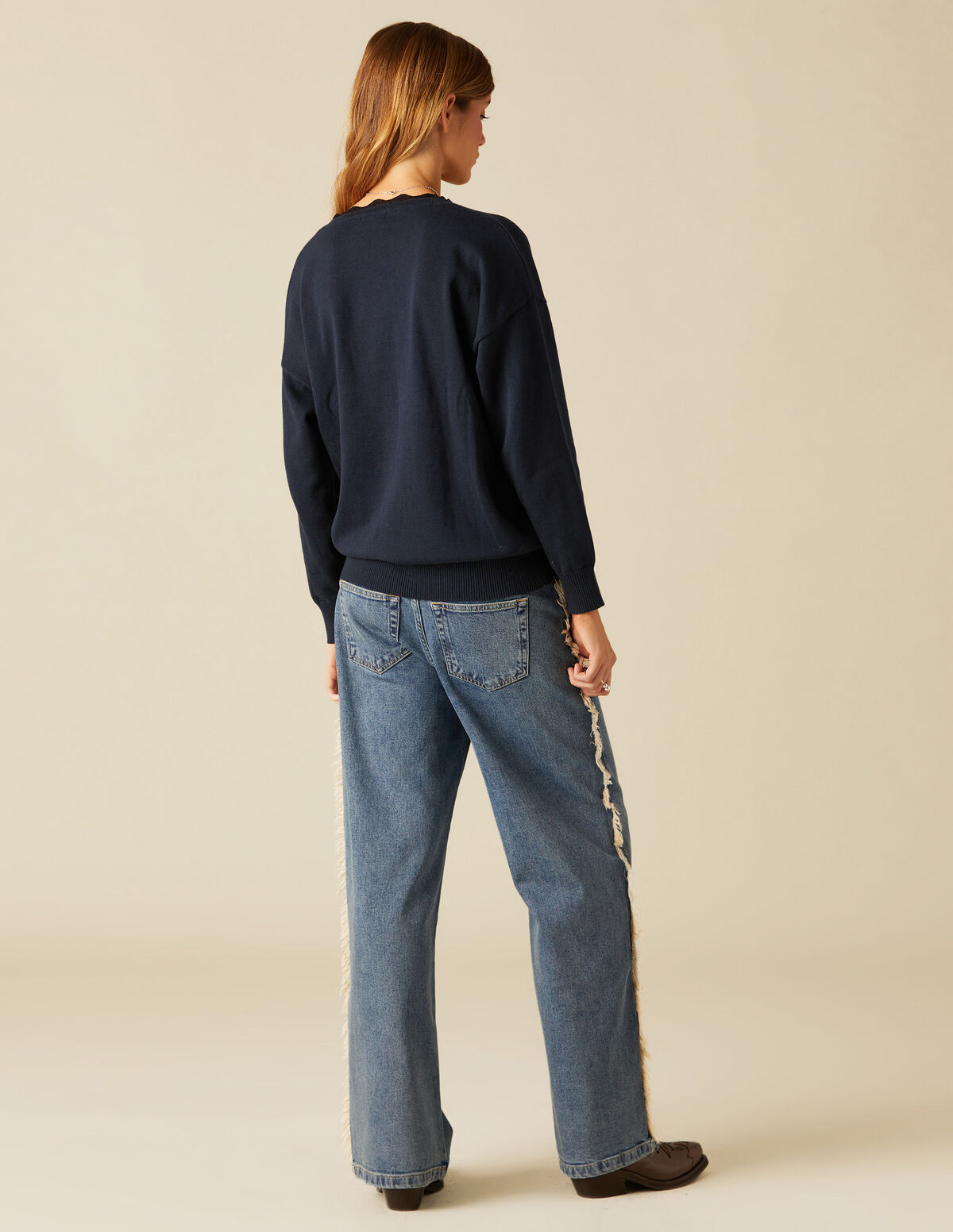 BLUE LACE JUMPER