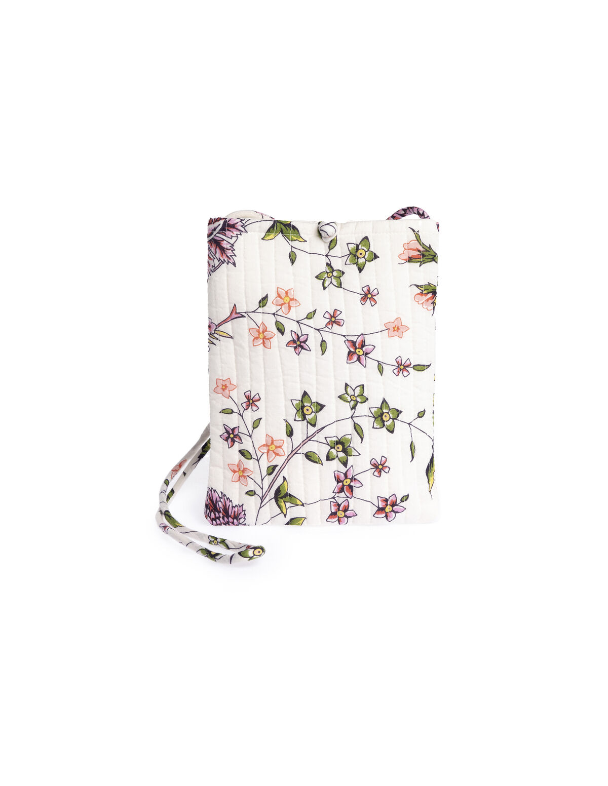 CAPPUCCINO INDIAN PRINT CROSSBODY BAG