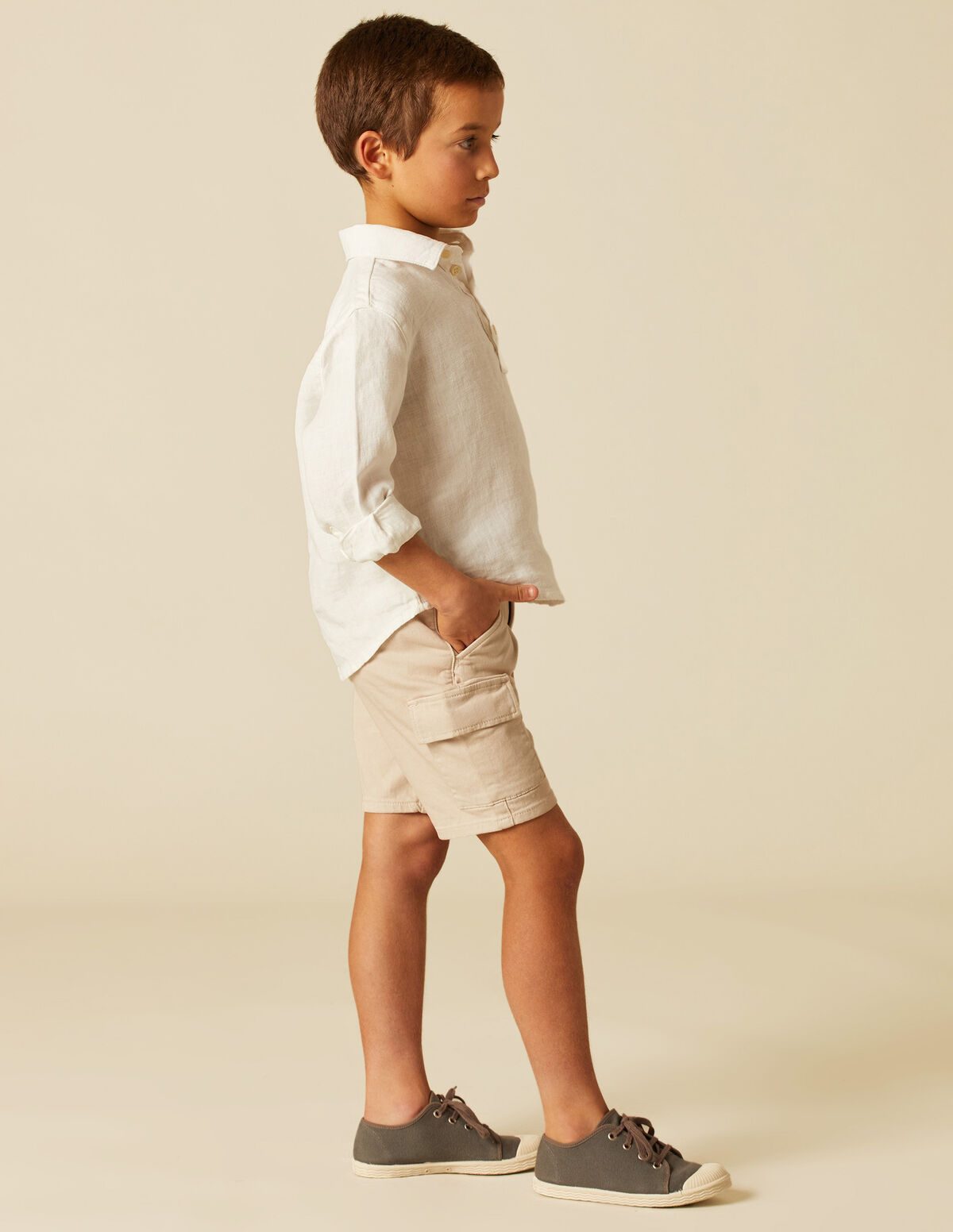 CAMISA LINO BLANCA