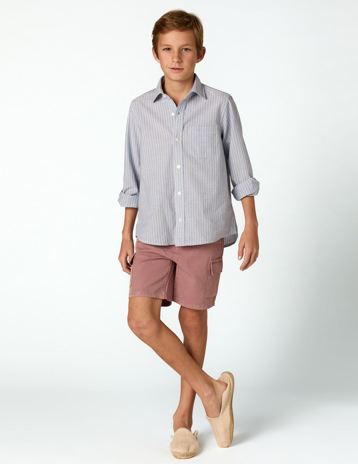 IRON GREY CARGO SHORTS