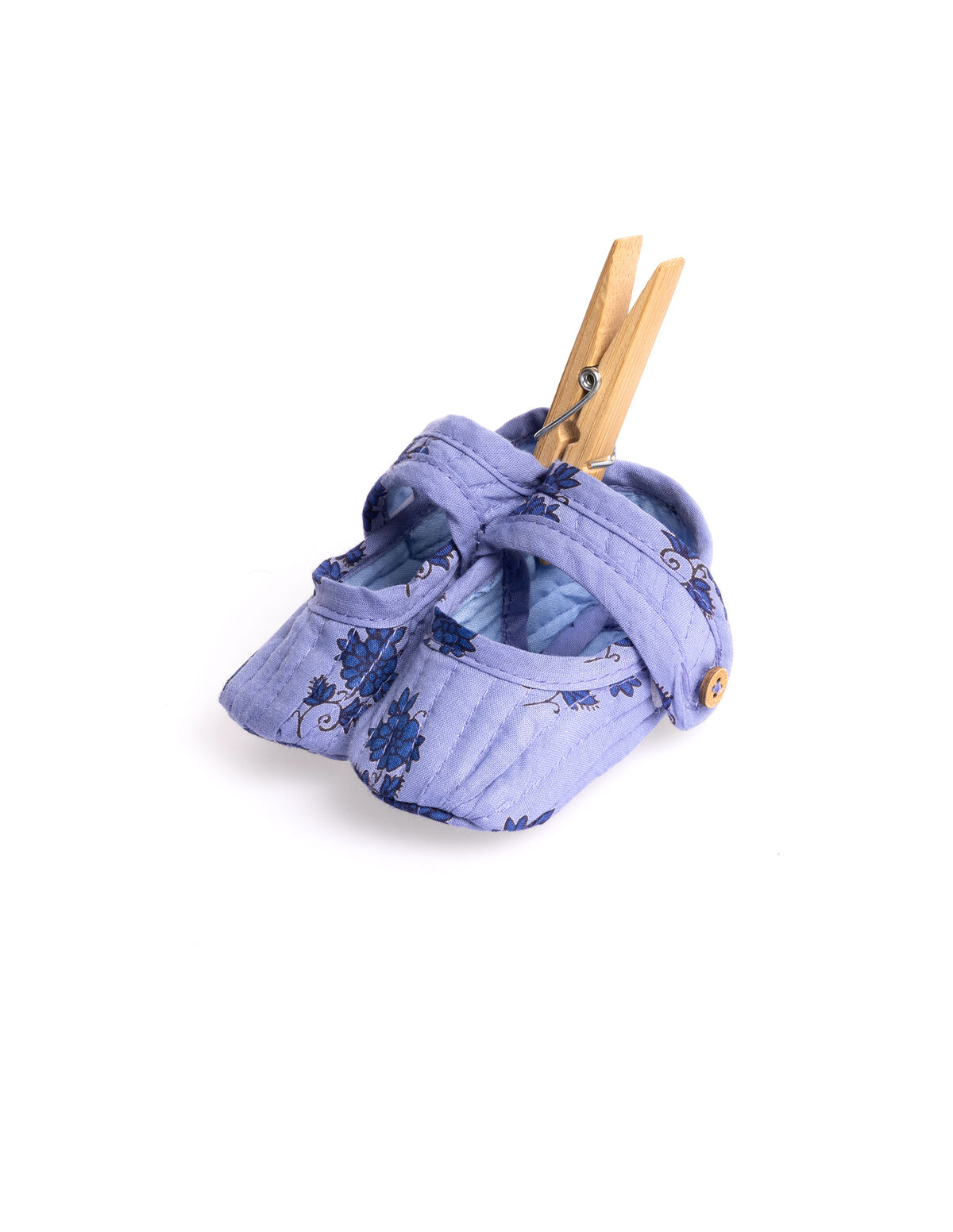 BLUE BUTI PRINT SHOES