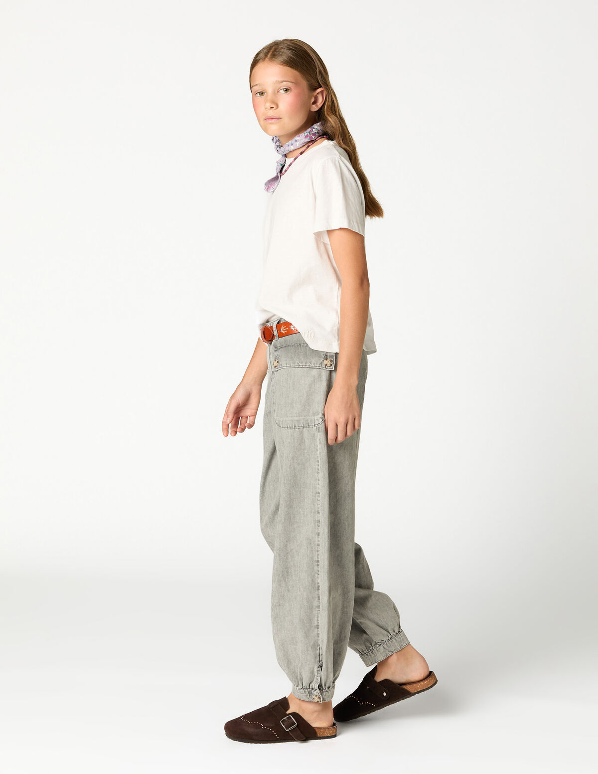 GREY SAROUEL TROUSERS