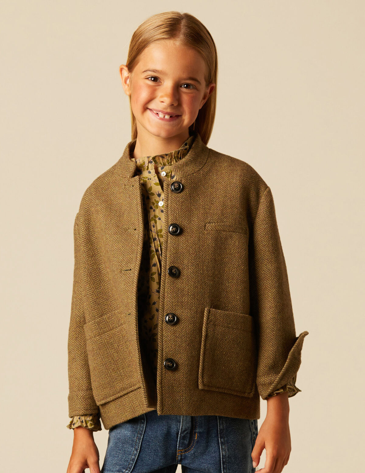 HERRINGBONE JACKET