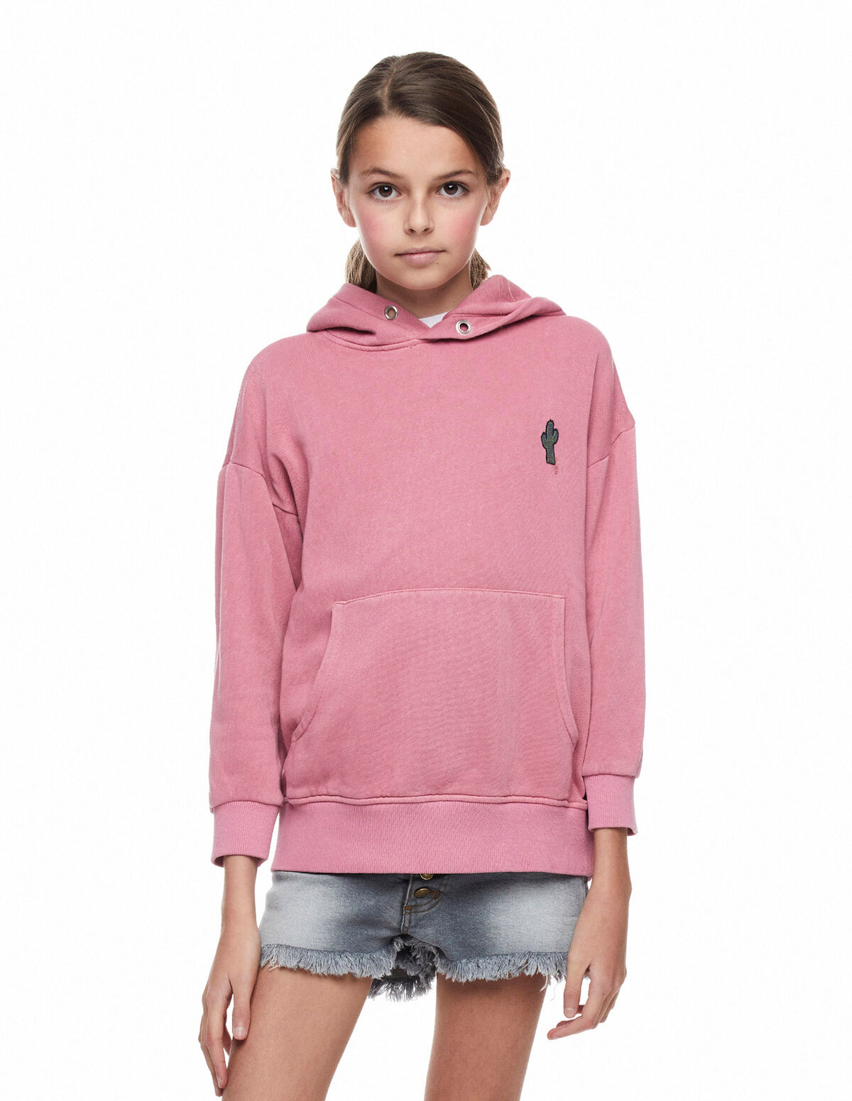 Blue palm tree hoodie