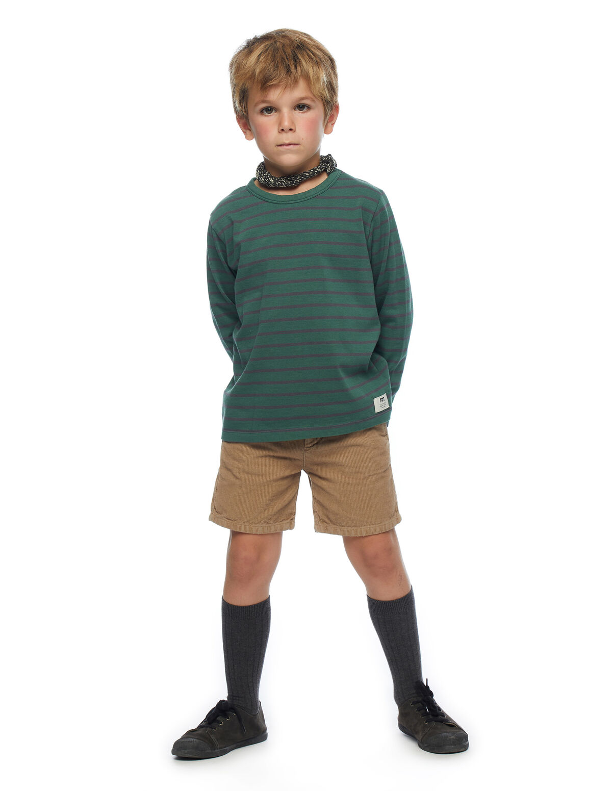 BLUE STRIPED T-SHIRT