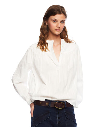 Ecru buttoned shirt - Clothing - Nícoli