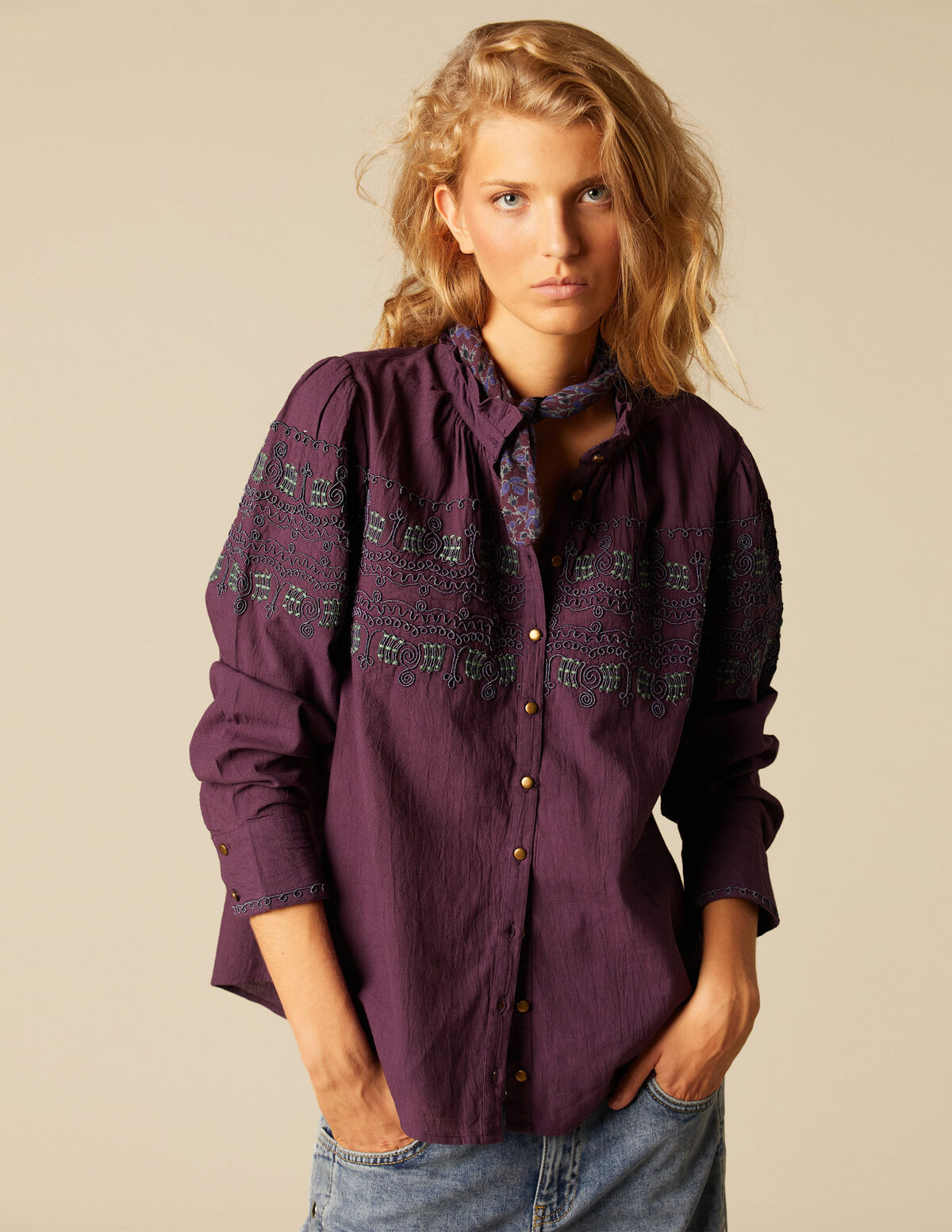 CHEMISE MOOR BRODÉE
