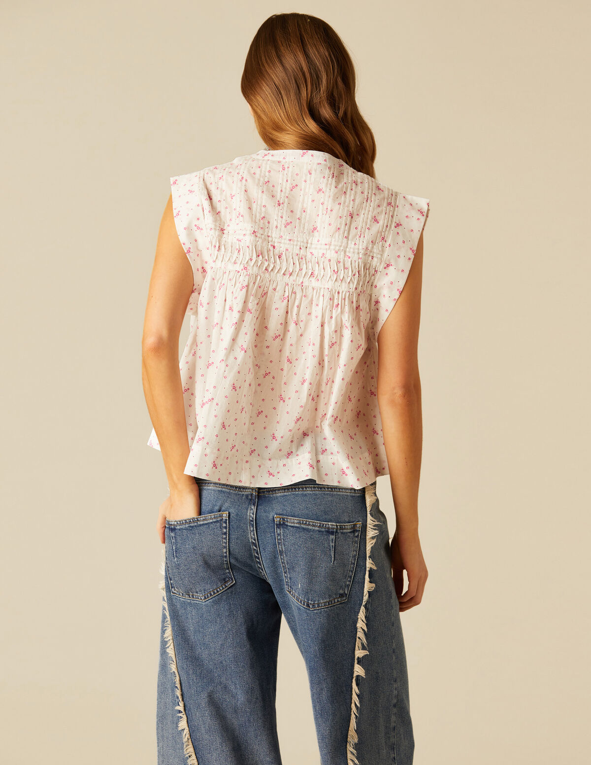 CAMISA FLOR PUNTO MORA