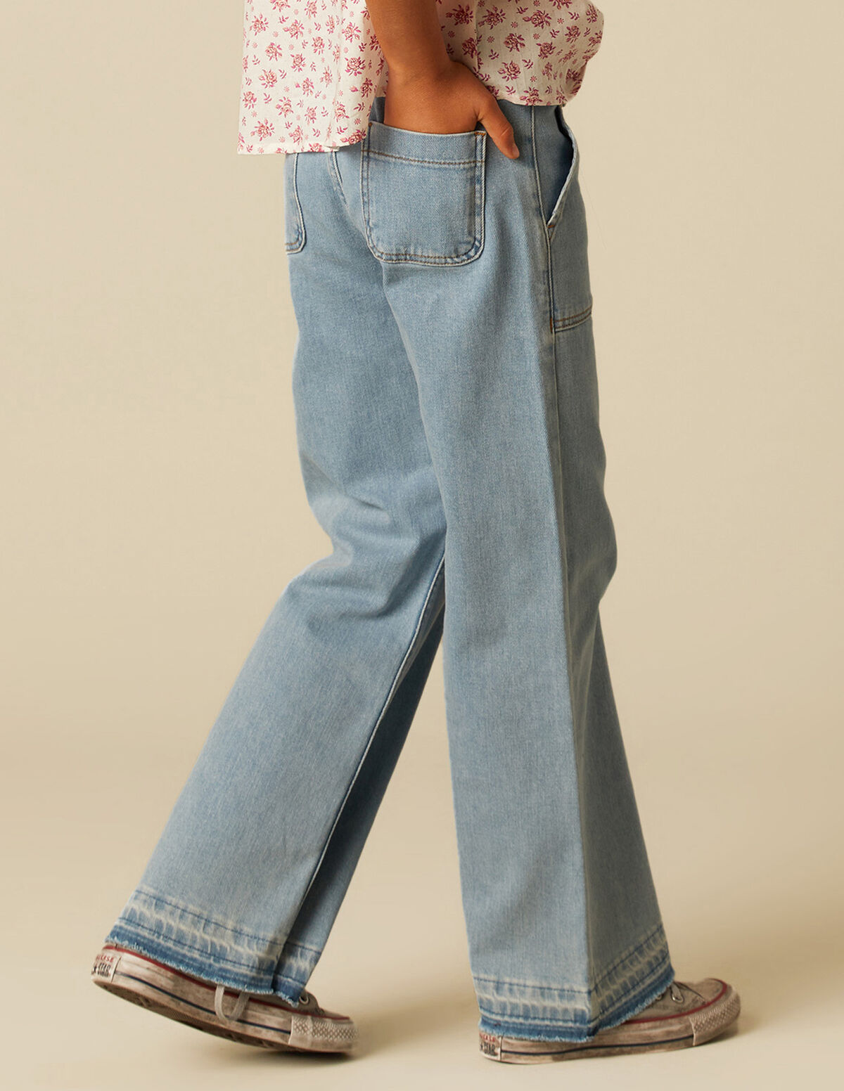 PANTALÓN WIDE LEG VAQUERO AZUL