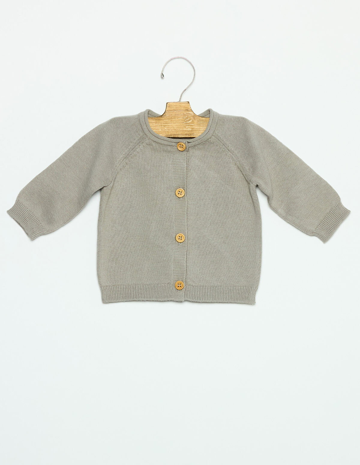 CASACO BEB&Eacute; BOT&Otilde;ES ANILINE BLUE