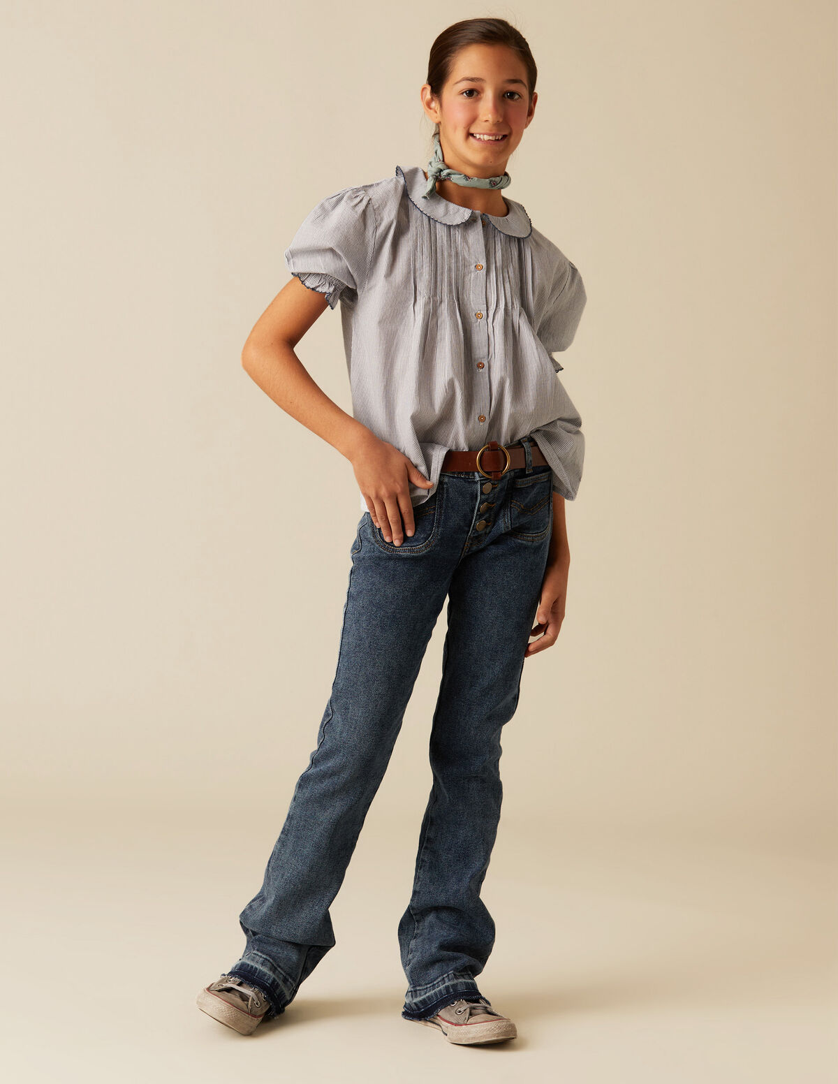 PANTALÓN CAMPANA VAQUERO