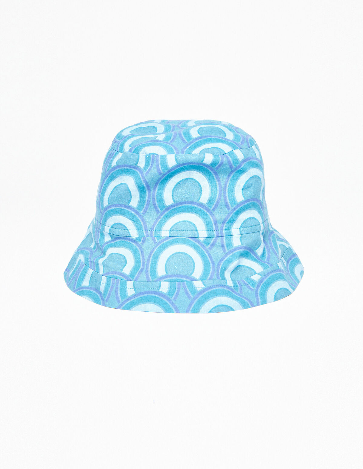 Blue circles hat