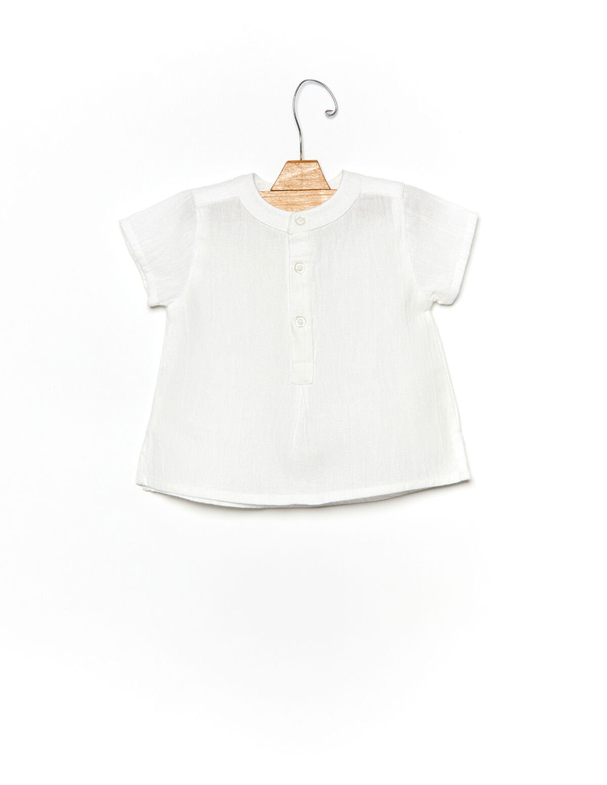 Camisa botones blanca - Ver todo - Nícoli