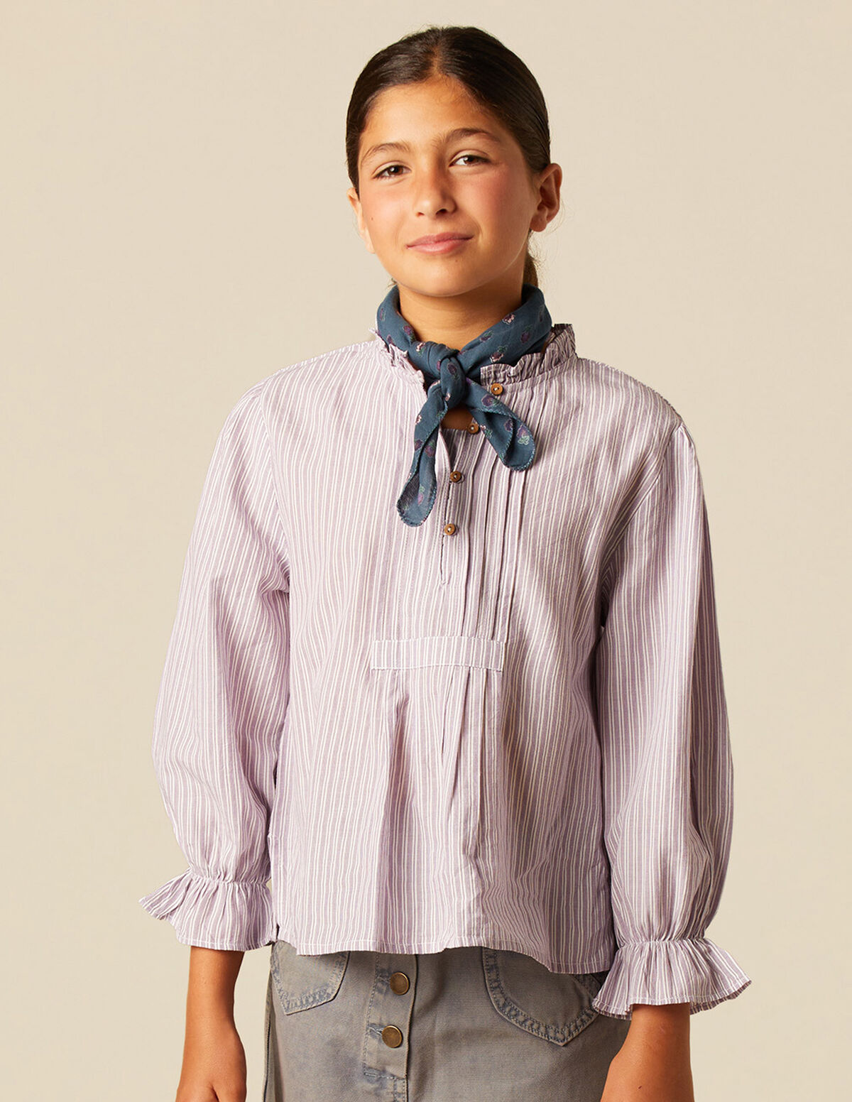 BLUE STRIPED SHIRT