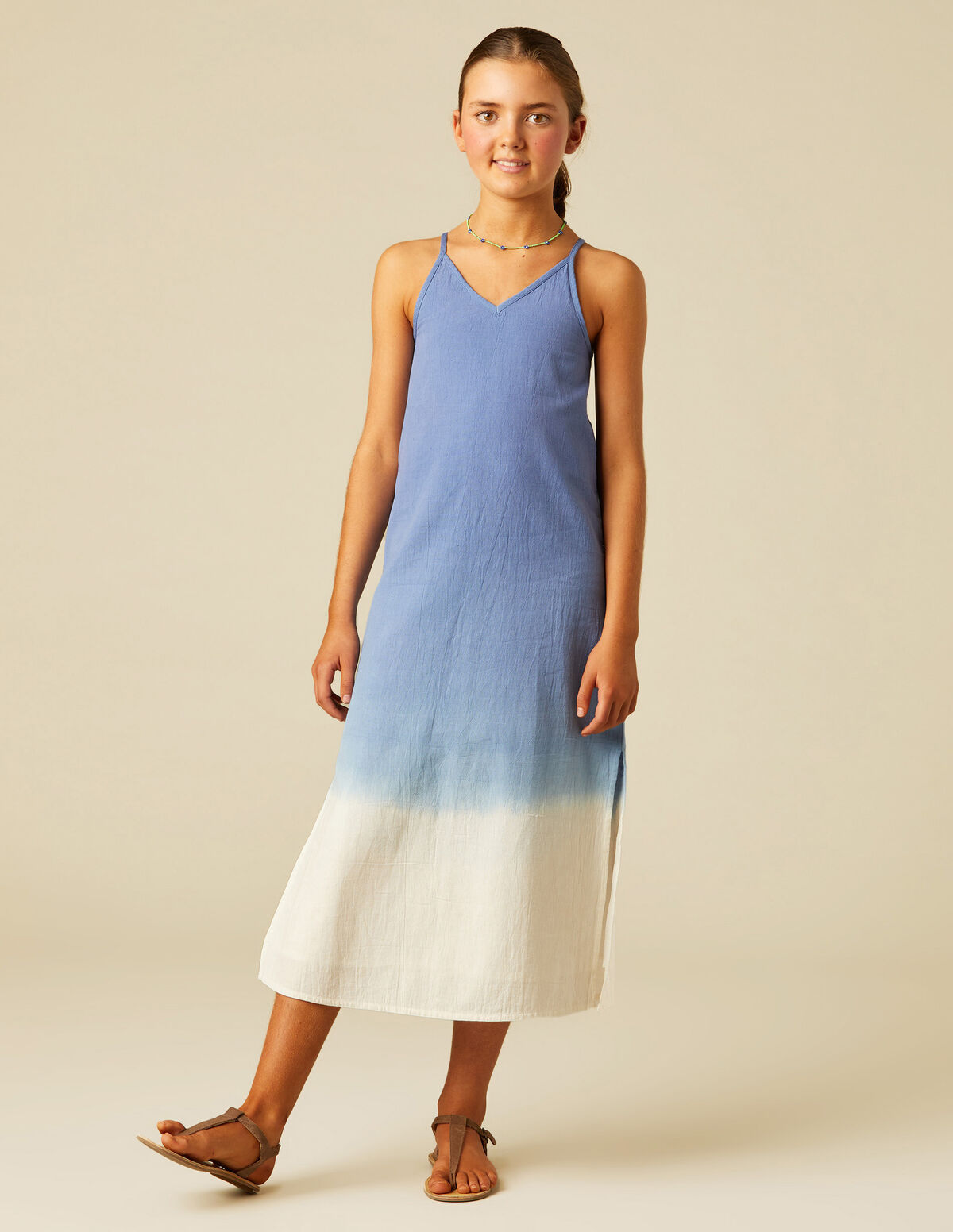 ROBE TIE DYE BLEU
