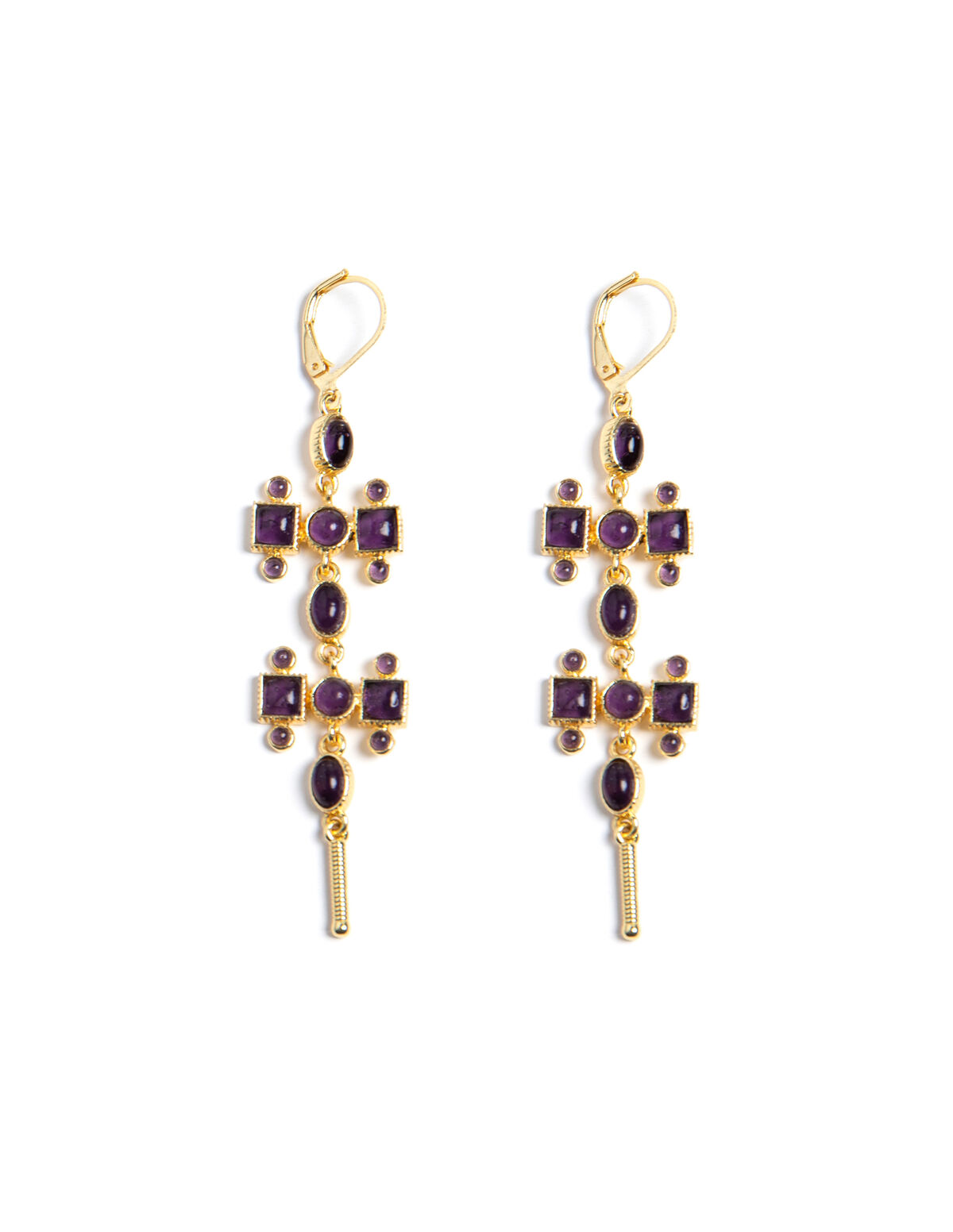 VINTAGE BERRY EARRING