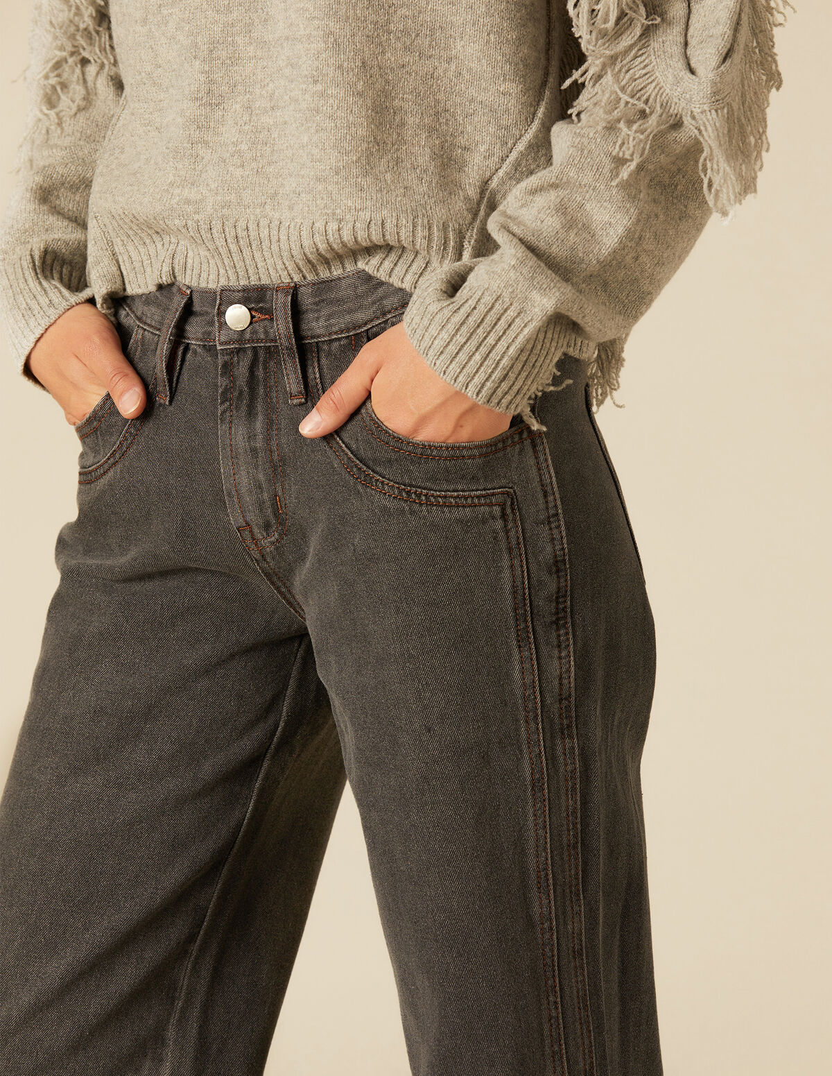 JEAN DOUBLE COUTURE ANTHRACITE