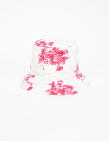 Bonnet toile de jouy rose - Chapeau - Nícoli