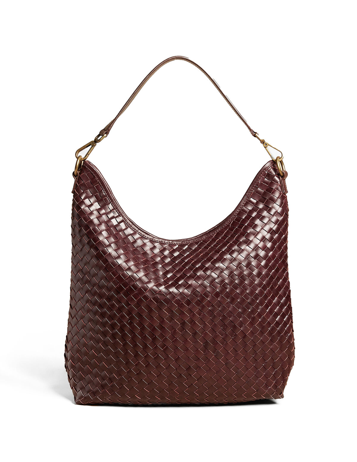 BOLSO TRENZADO MARR&Oacute;N