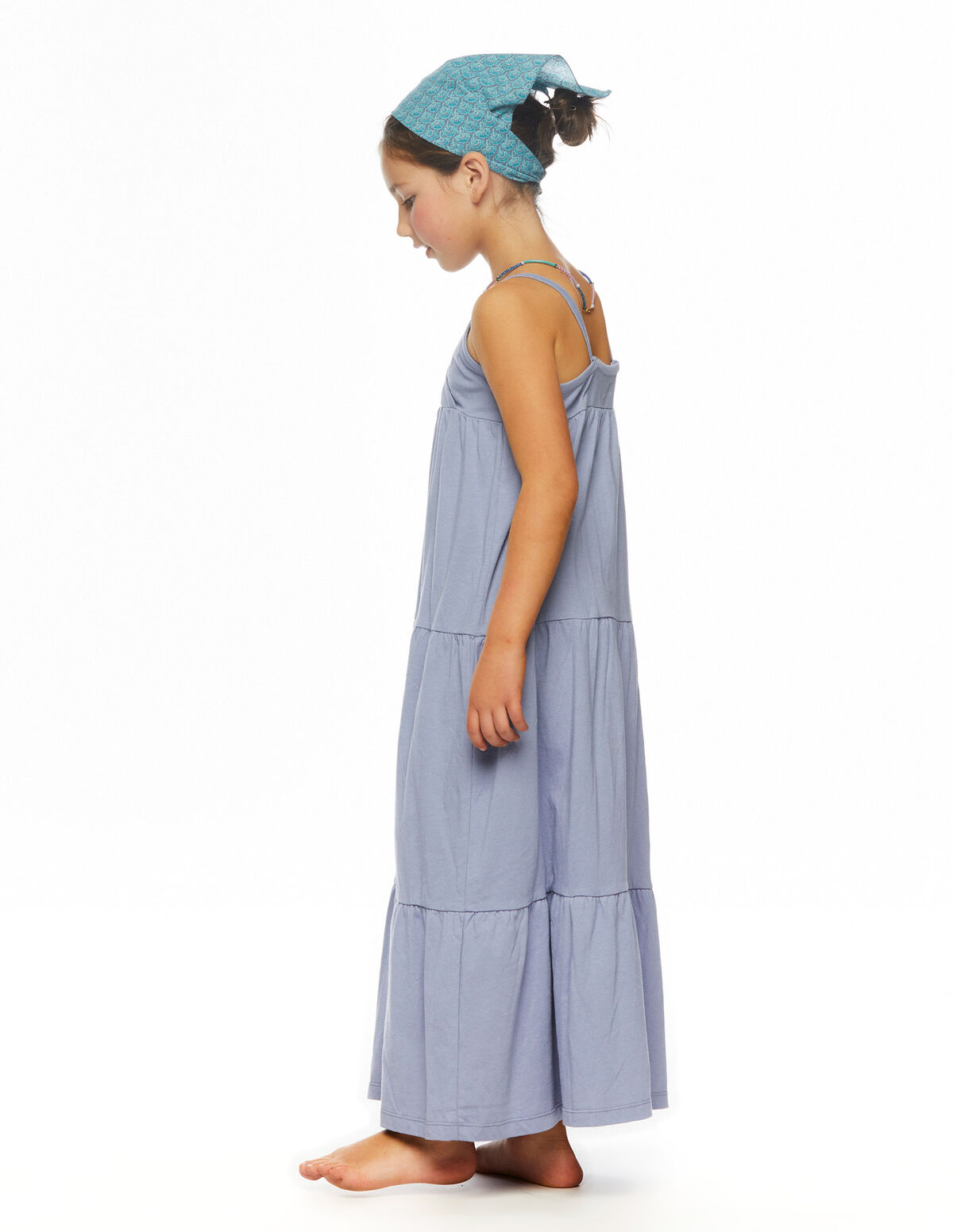Vestido largo azul