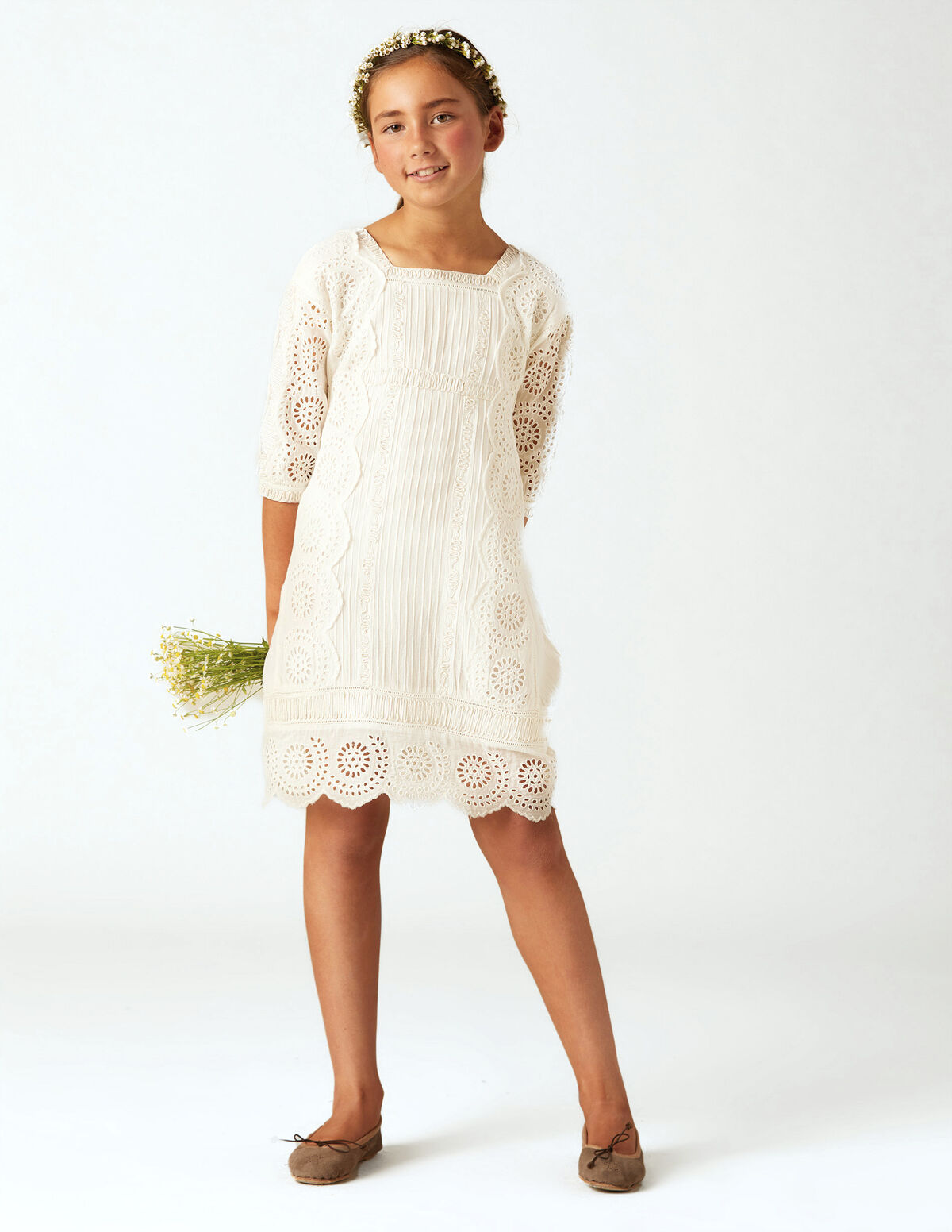 LACE FLOWER GIRL DRESS
