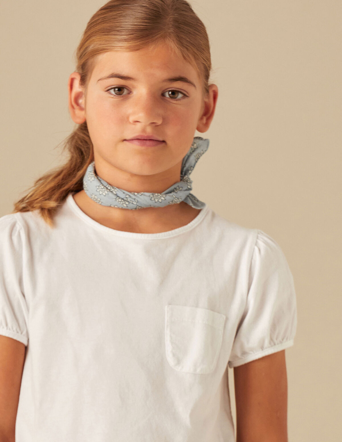 T-SHIRT MANCHES COURTES BLANC