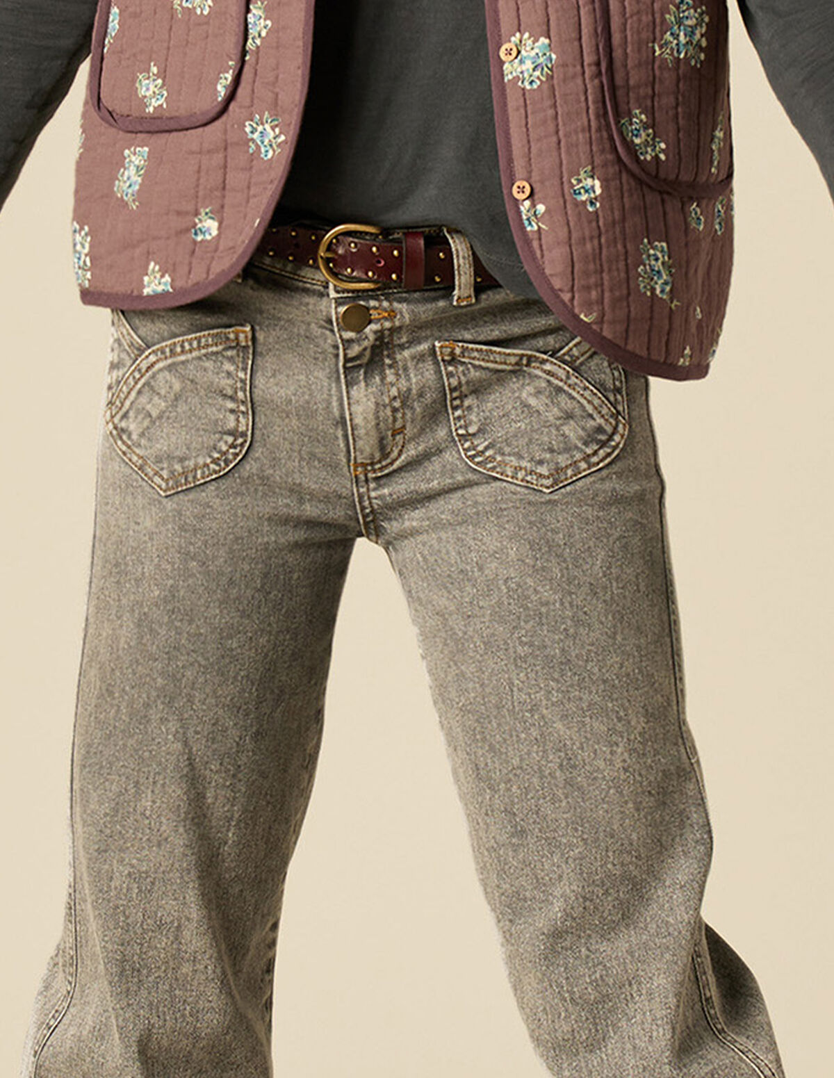 PANTALON POCHE CROISÉE BLEU