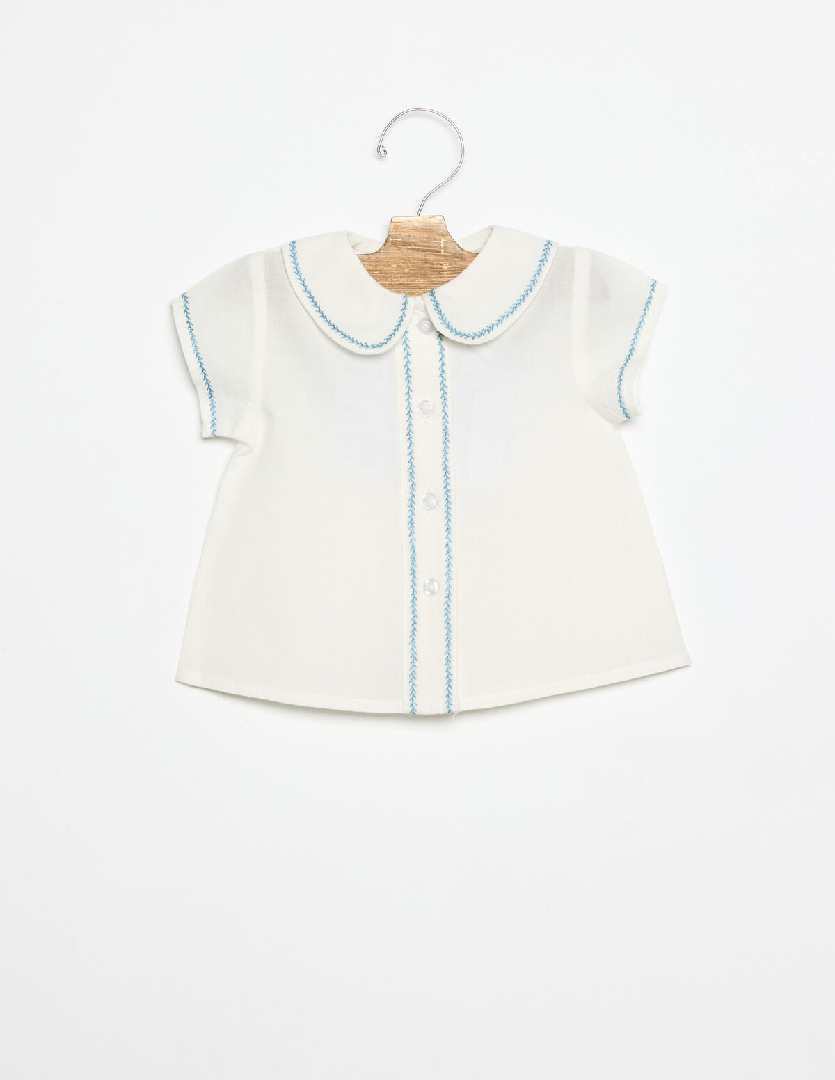 CAMISA BORDADA ESPINHA POND