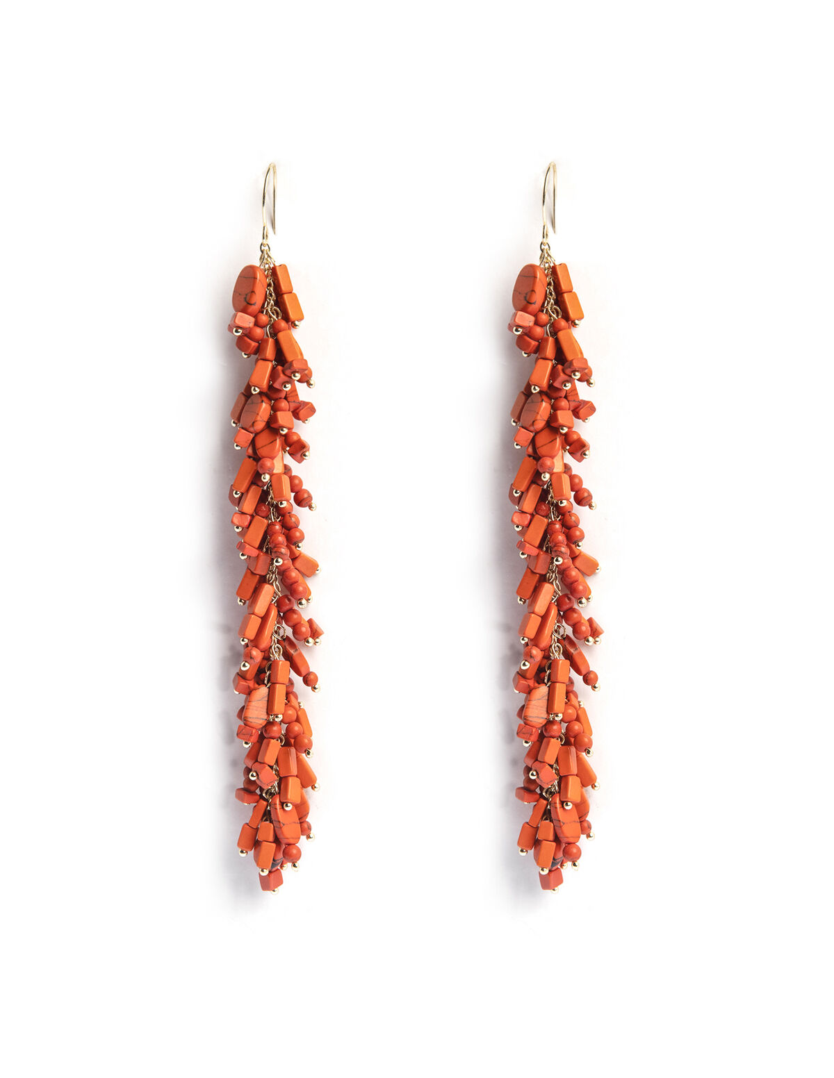 RED CORAL EARRINGS