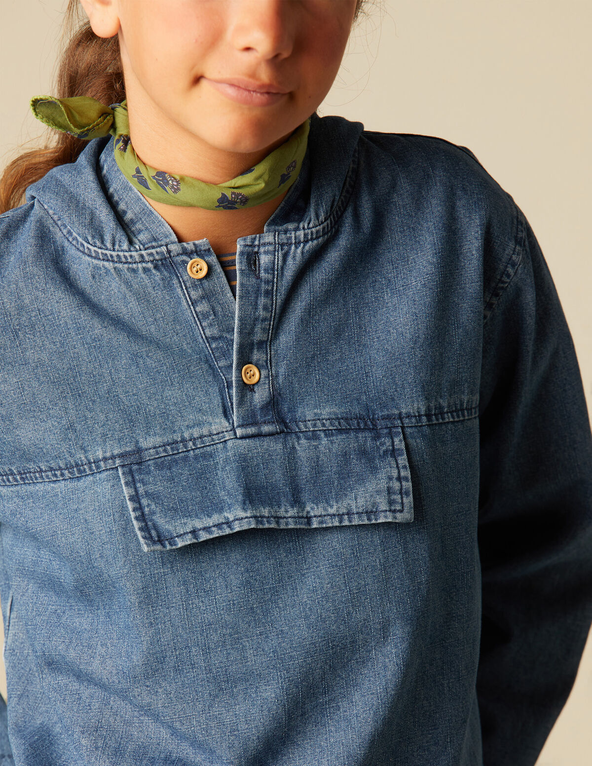 CHILABA DENIM